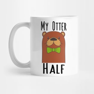 My Otter (Other) Half - Couples Best Friend Bow Tie Mug